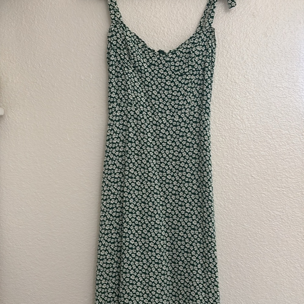 Reformation Nikita Floral Green Dress - Picture 3 of 12